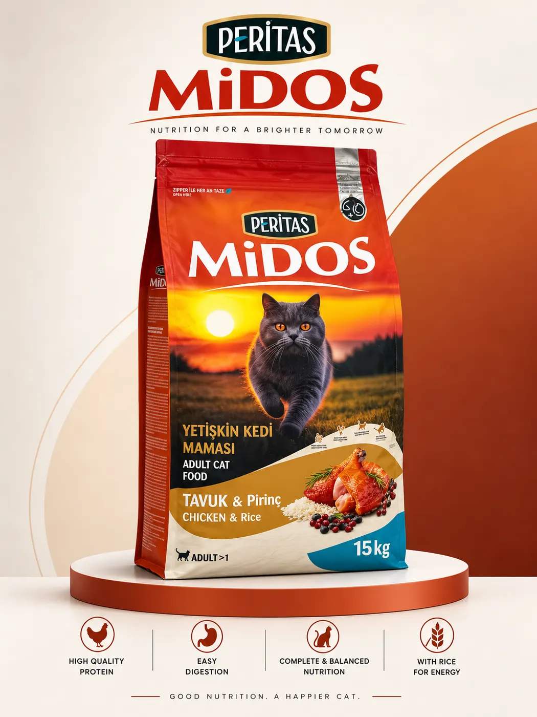 Mido 15Kg Adult Chicken and Rice