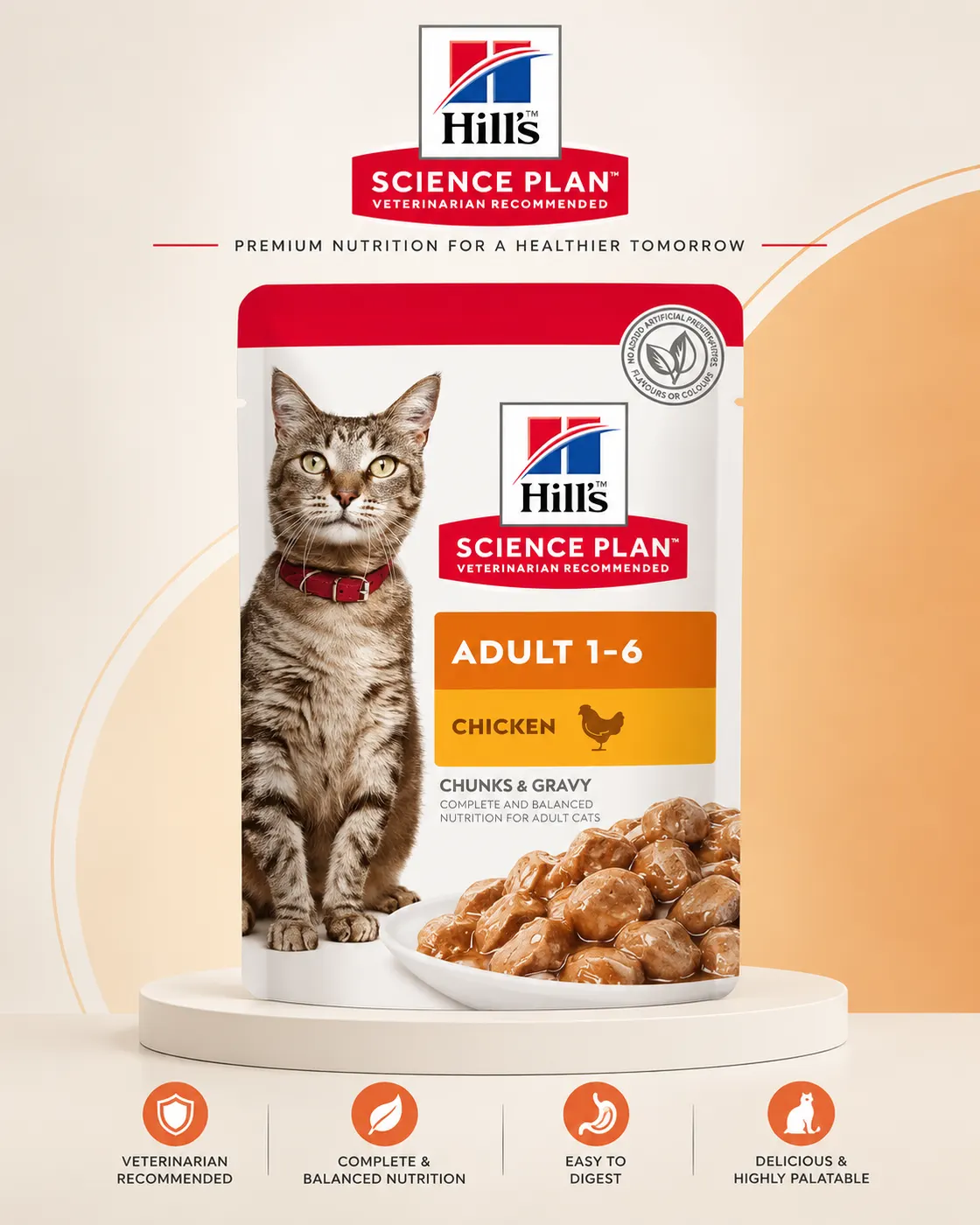 Hill Adult 1-6 Wet Food 85g